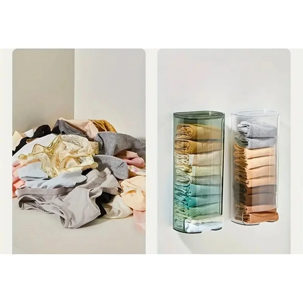 Wall Mount Underwear Organizer Lingerie Socks Storage Box‎ Drawer Type